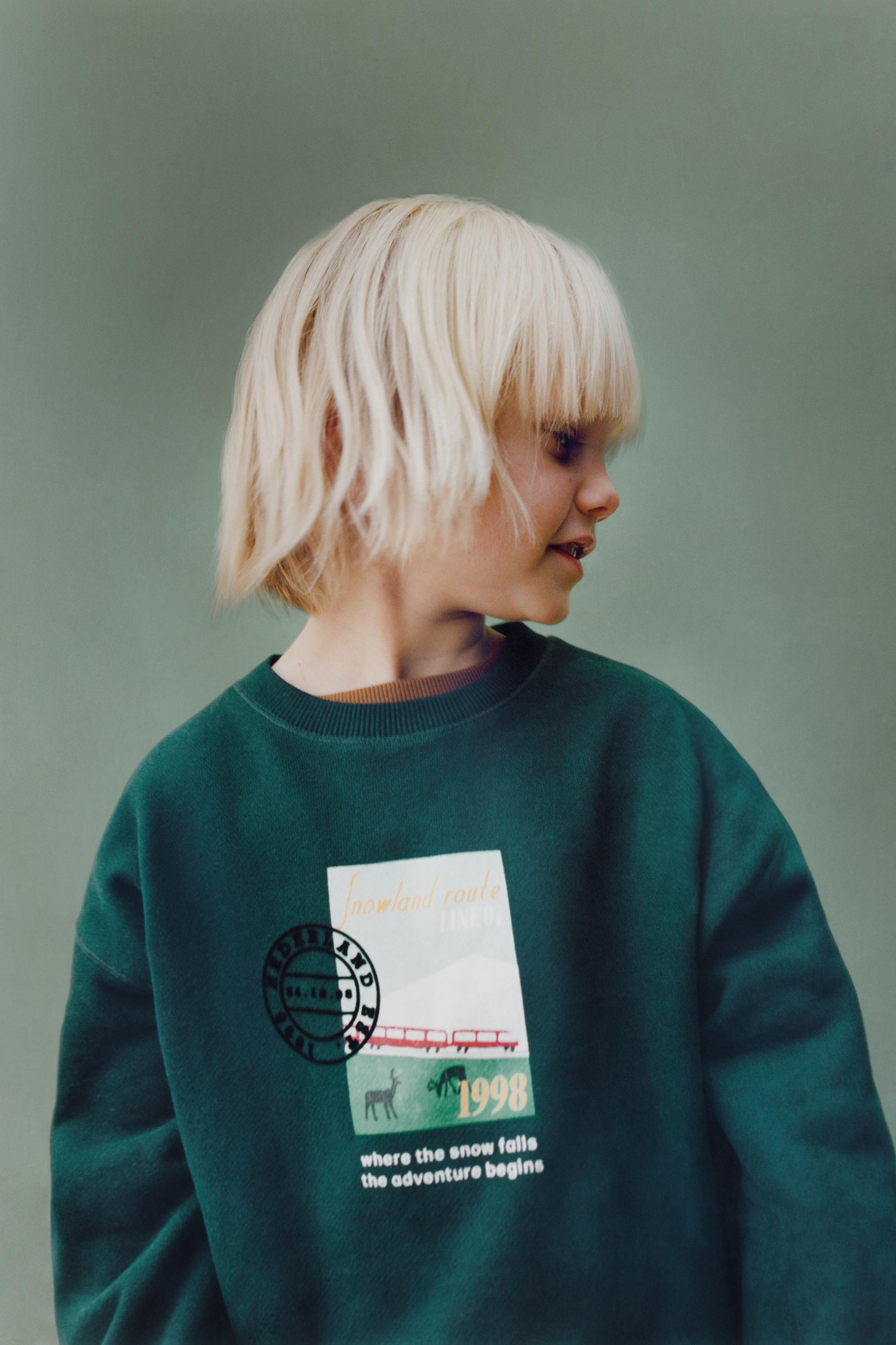 SNOWLAND PRINT SWEATSHIRT